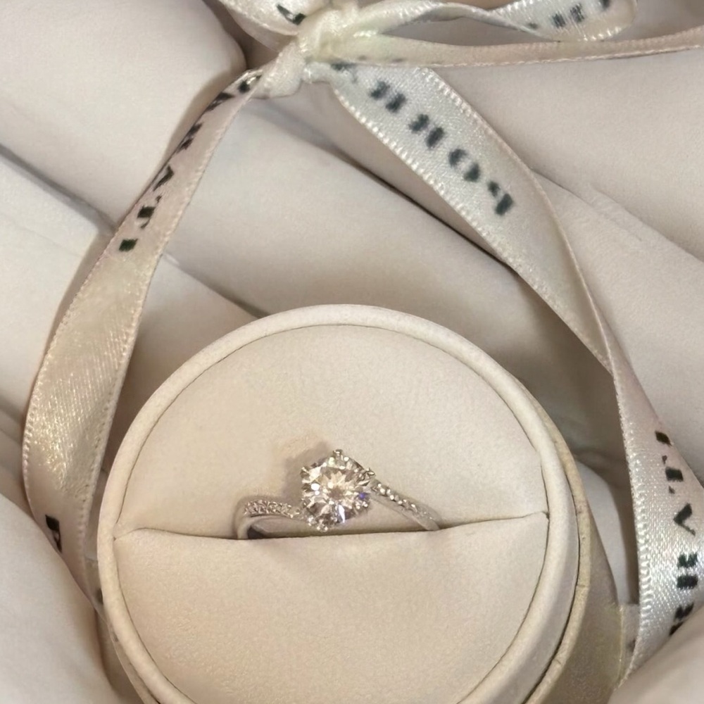 1 CTW Moissanite Ring